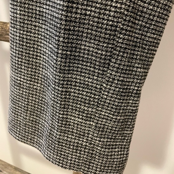 H&M Black/Gray Houndstooth Print Women’s Trousers - Picture 4 of 9